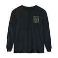 Faith Over All Fear Long Sleeve Tee — Inspirational Christian Graphic Shirt