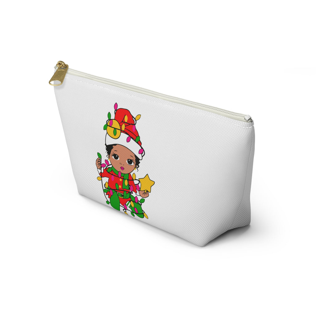 Christmas Elf Kids Accessory Pouch — Holiday Makeup & Trinket Bag
