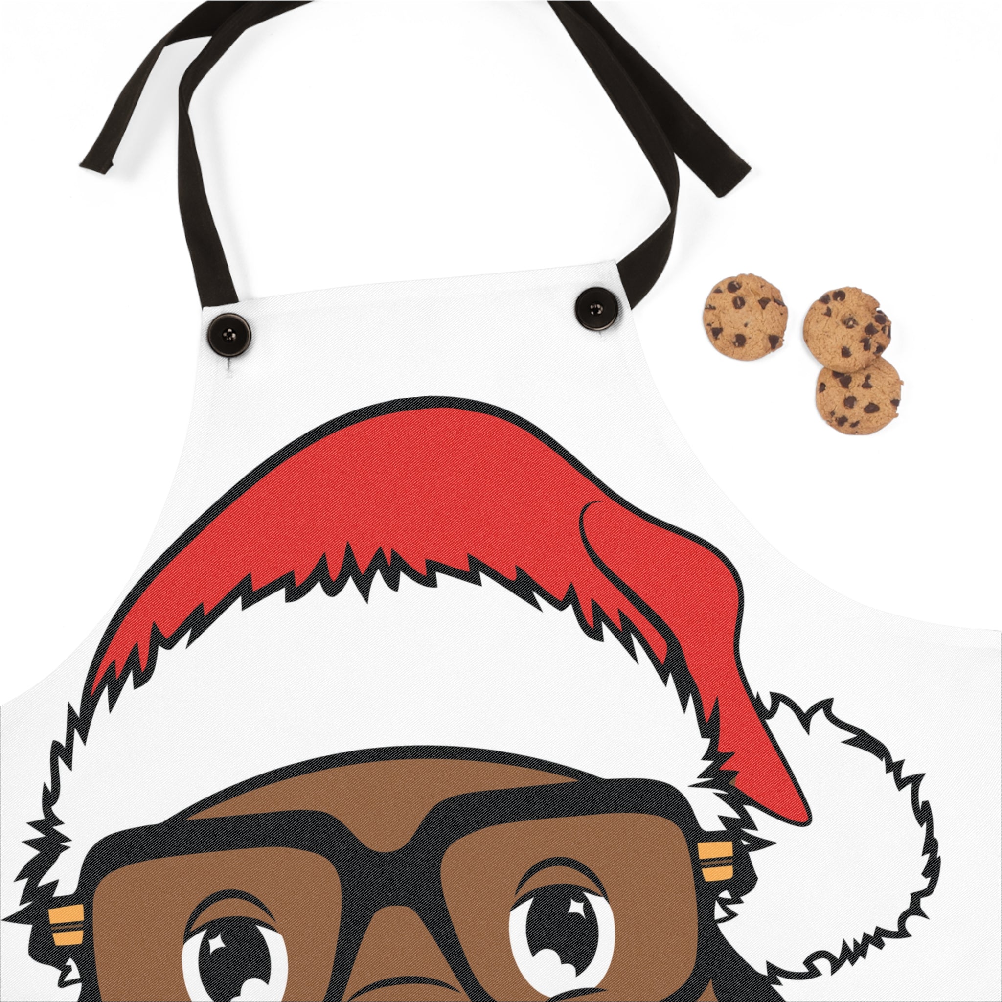 Bearded Santa Face Apron | Christmas Chef Holiday Cooking Apron