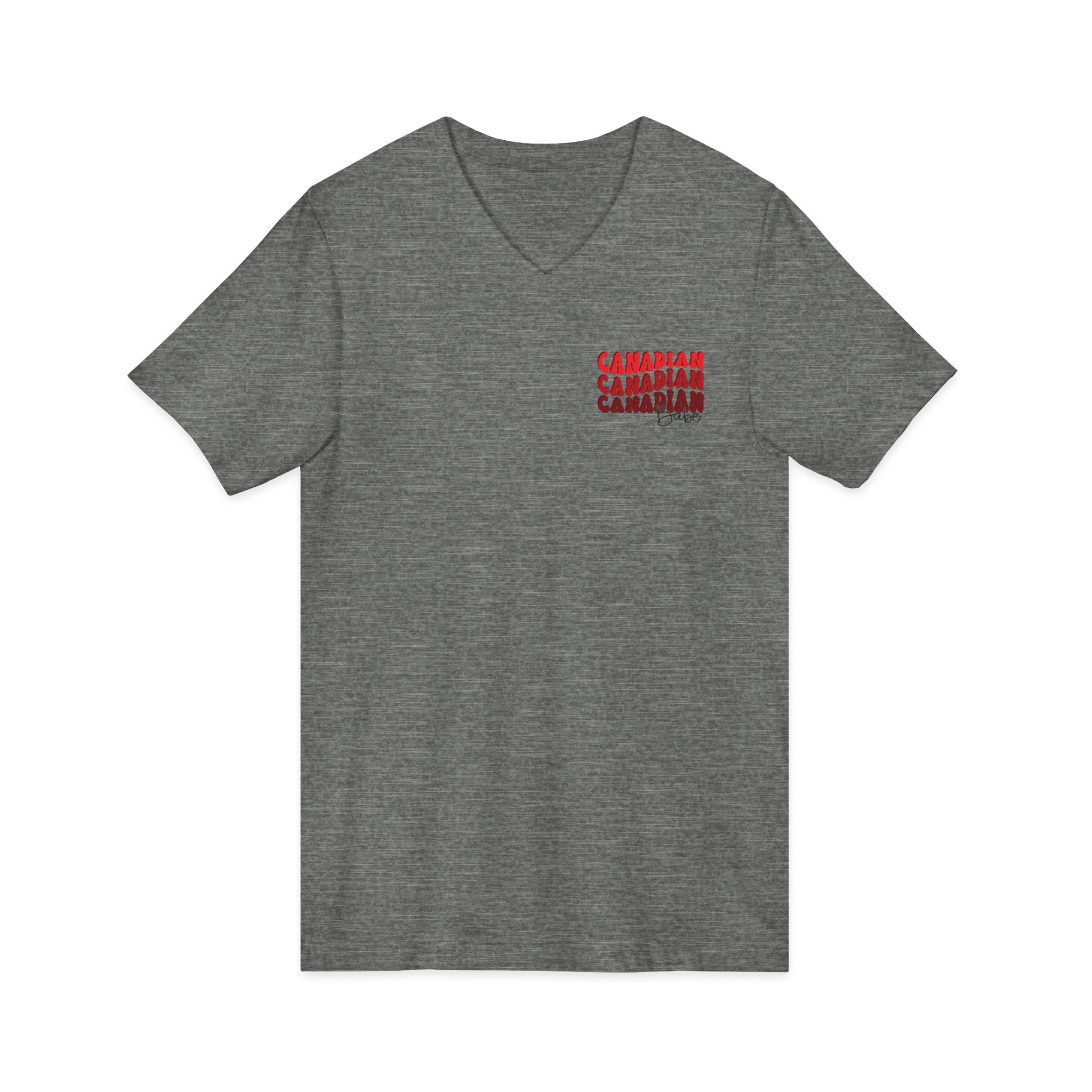 Unisex Jersey Short Sleeve V-Neck Tee