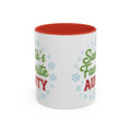 Santa's Favorite Aunty Accent Coffee Mug – Holiday Christmas Gift (11/15oz)