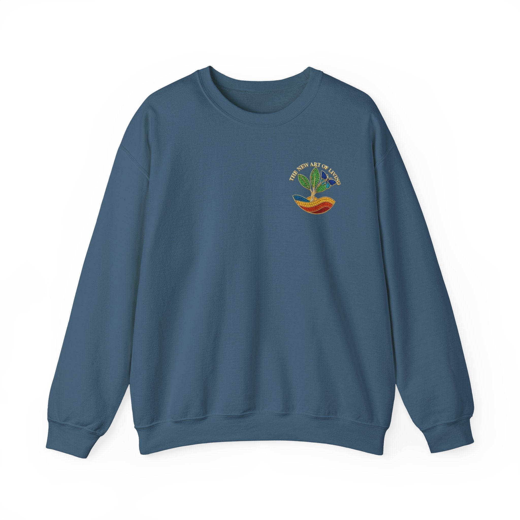 Plant Lover Crewneck Sweatshirt — Small Floral Sprout Graphic