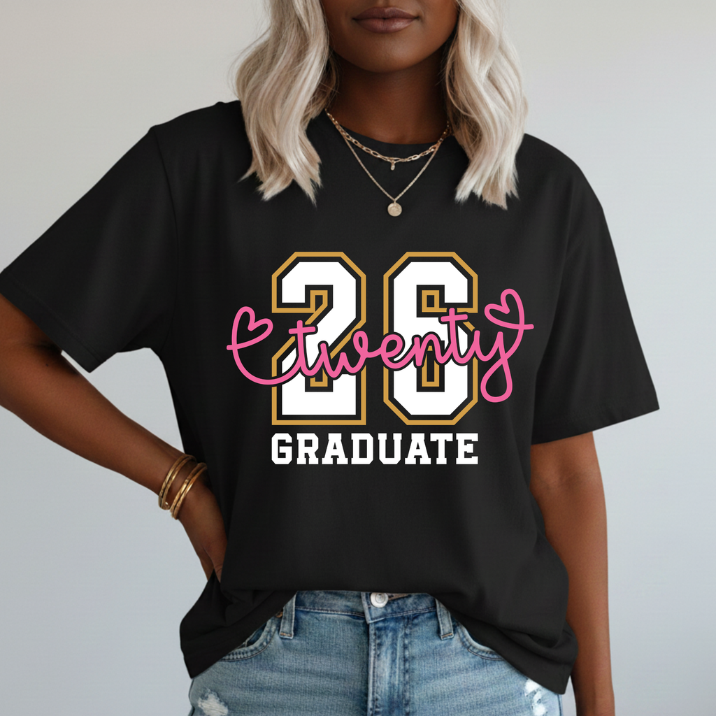 26 Twenty Graduate T-Shirt | Class of 2026 Graduation Tee