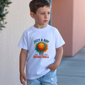 Kids Basketball Tee — "Just a Boy Who Loves Basketball" Youth Shirt