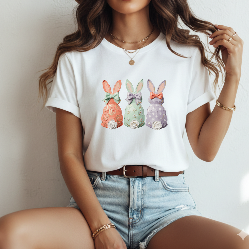 Easter Three Bunnies T-Shirt