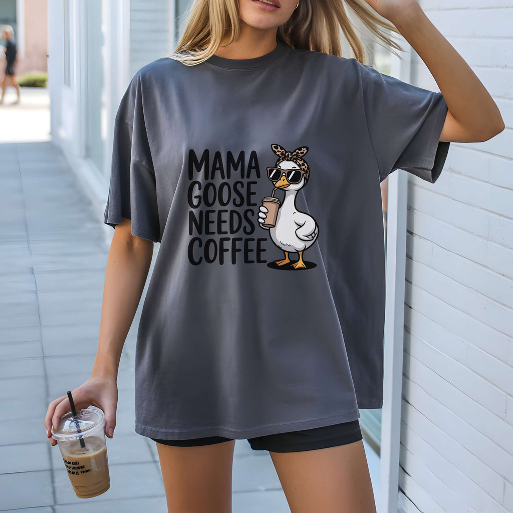 Mama Goose Tee — "Mama Goose on the Loose" Cute Mom Graphic T‑Shirt