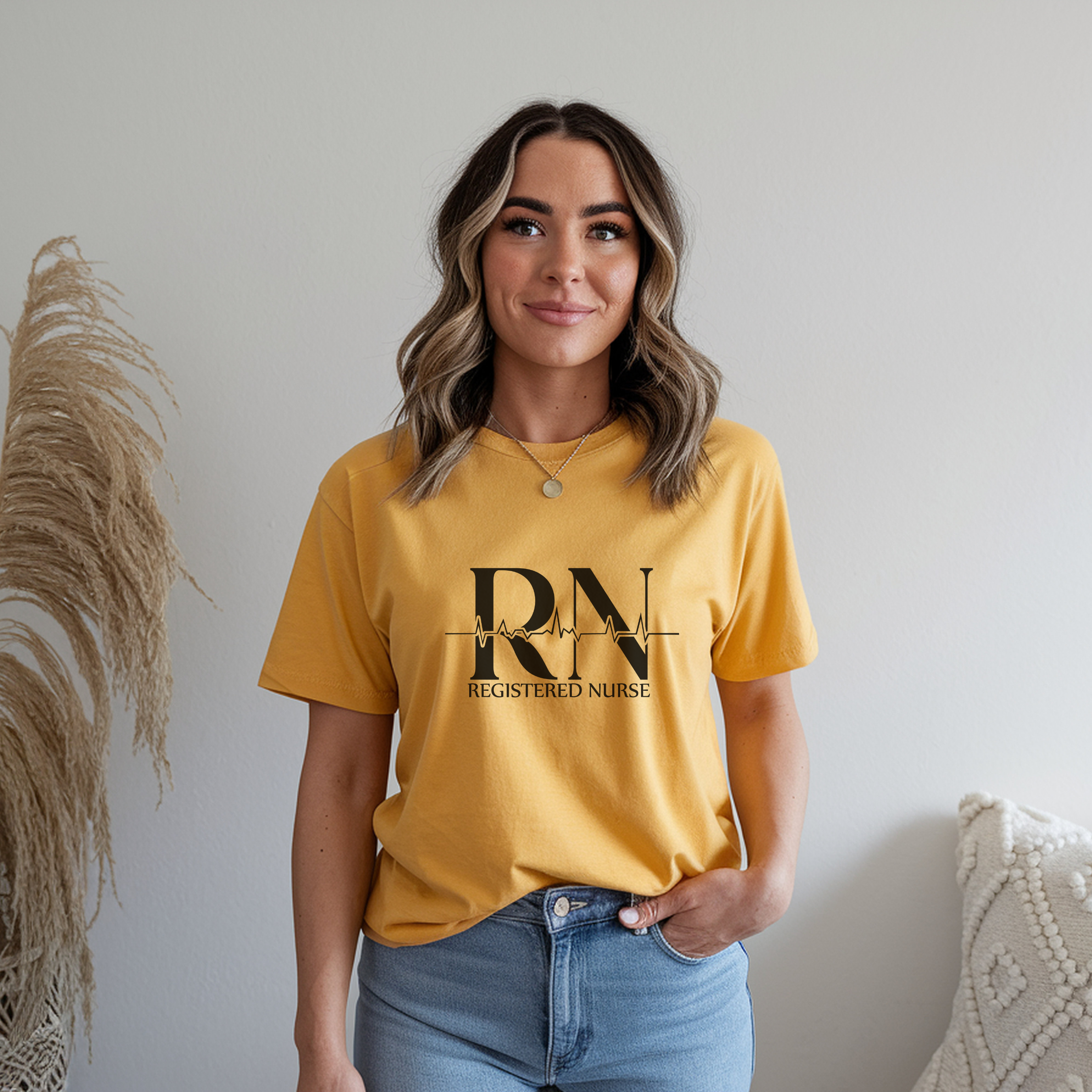 RN Registered Nurse Tee — Minimalist Nursing Shirt