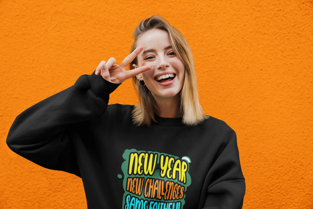 New Year New Challenges Same Faithful God Sweatshirt | Christian Crewneck