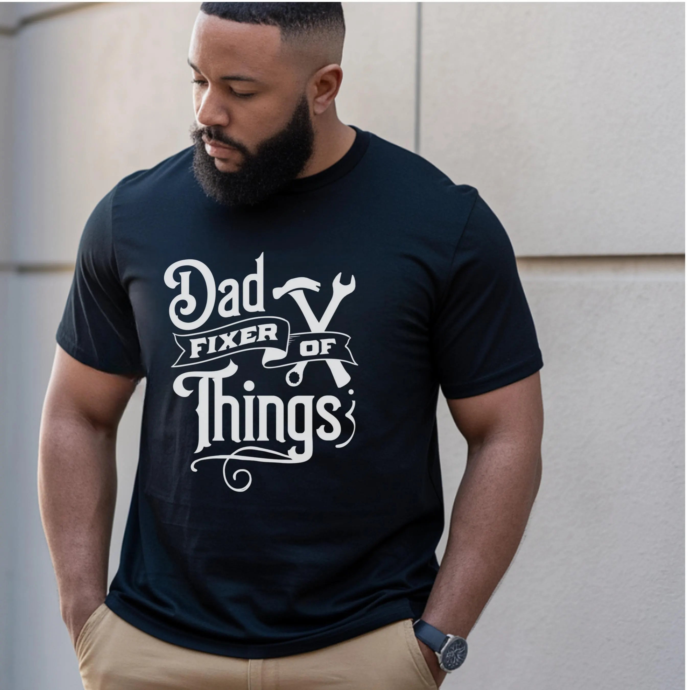 Dad - Fixer of Things T-Shirt, Father’s Day Gift Tee, Dad Appreciation Shirt
