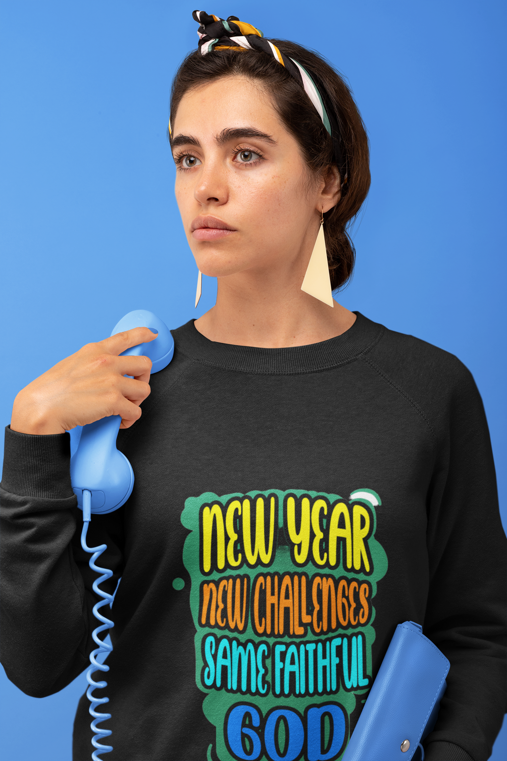 New Year New Challenges Same Faithful God Sweatshirt | Christian New Year